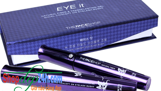 Bộ Mascara The Face Shop Eye It không lem không bết dính