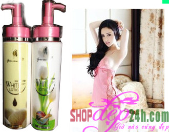 MAKEUP DƯỠNG TRẮNG GOVENT WHITENNING LOTION 250ML
