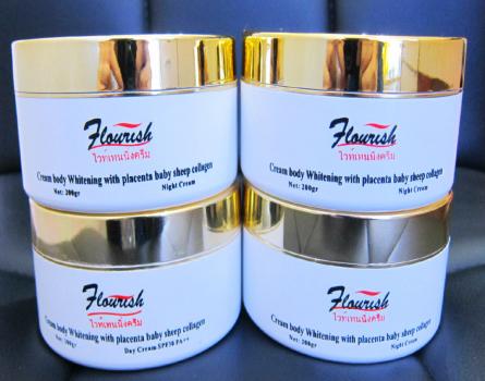 Kem cốt dưỡng siêu trắng da Flourish Thái Lan 200gr