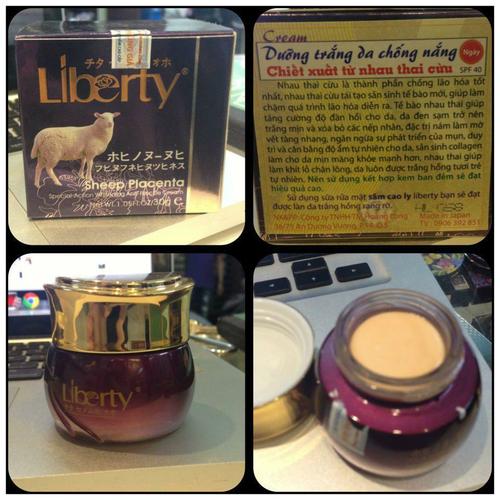Kem LIBERTY chiết xuất nhau thai cừu Make in Japan