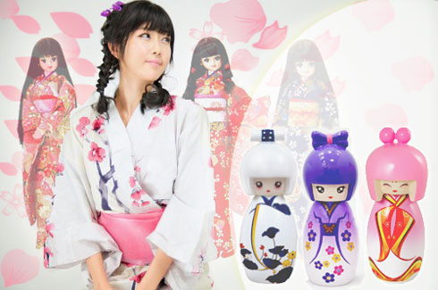 Nước hoa nữ búp bê Nhật trong trang phục kimono 50ml
