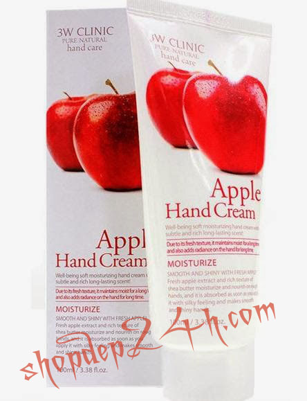 [ 3W Clinic ] Dưỡng Da Tay - Apple Hand Cream 100ml
