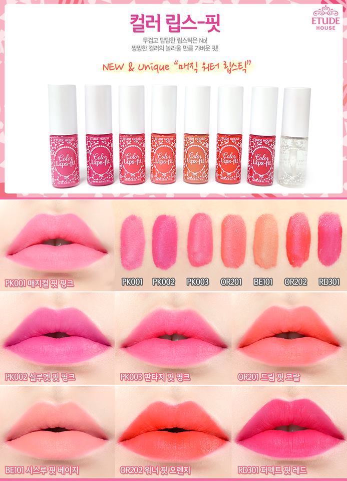 [Etude house] Son lì Etude House Color Lips-fit