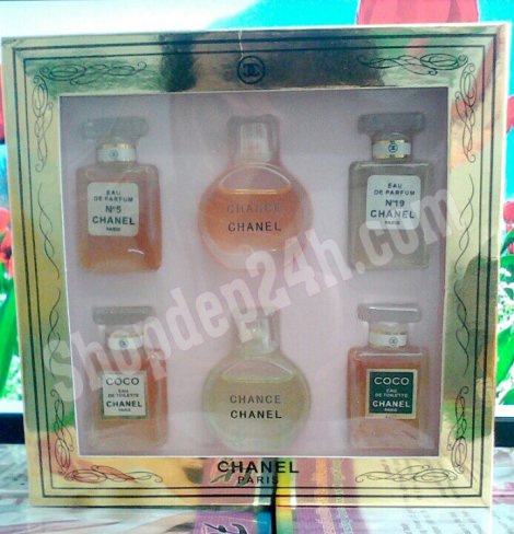 Set 6 chai Chanel Paris 7.5 ml