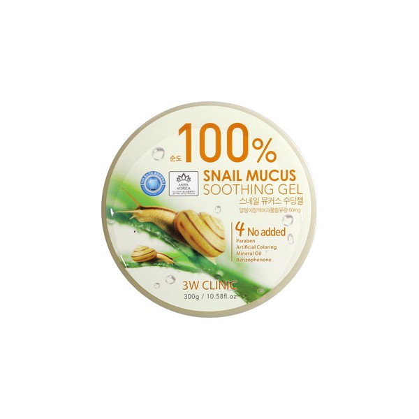 [3W CLINIC] Snail Mucus Soothing Gel 100% - 300g