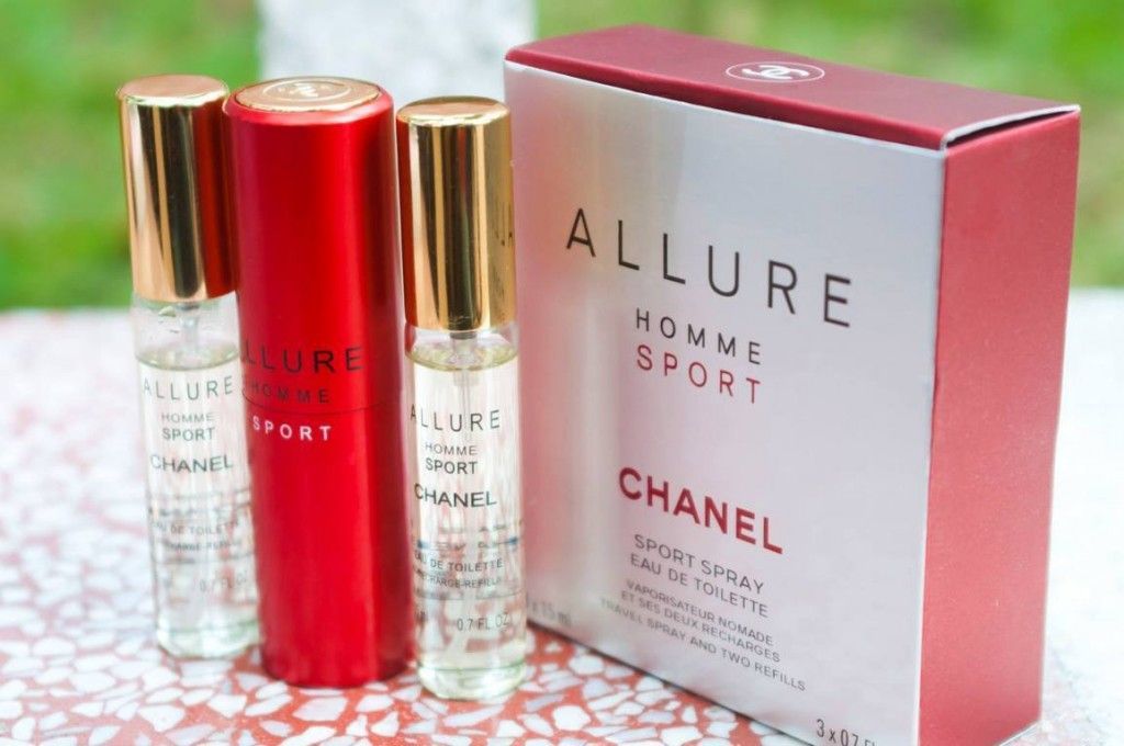 Set 3 nước hoa nữ Allure Chanel homme sport  20ml x 3