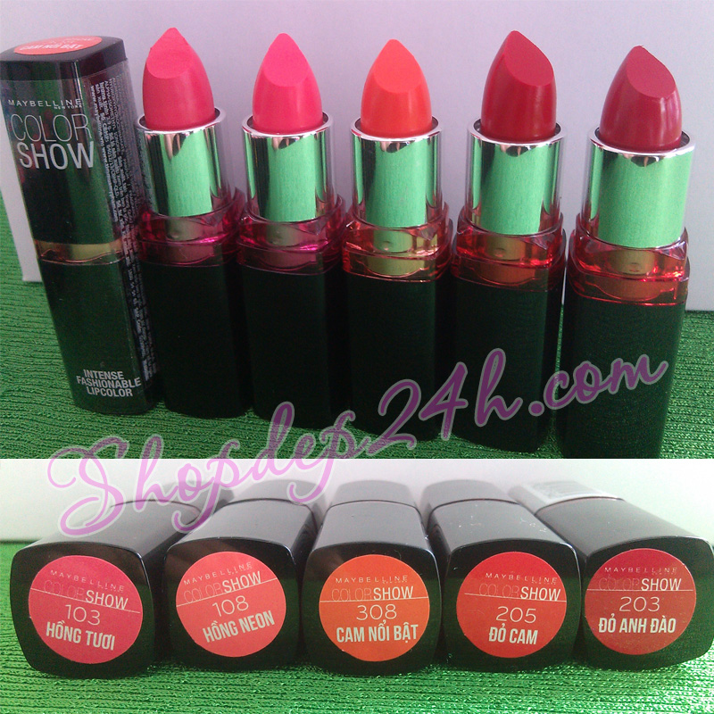 [Maybelline] Son màu Color Show lipsticks