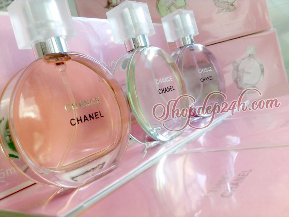 Set  bộ 3 nước hoa nữ Chanel Chance 35ml x 3