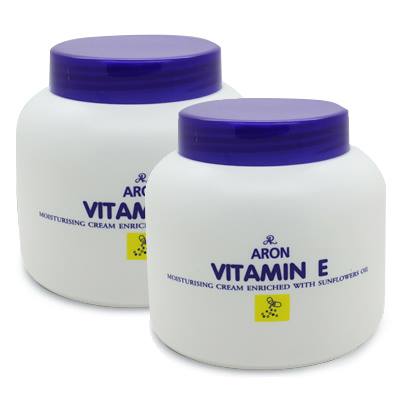 Kem Aron dưỡng ẩm bổ sung Vitamin E cho mặt và body 200gr