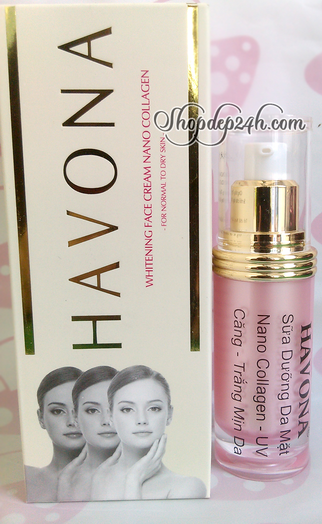 Havona - Sữa dưỡng da mặt căng trắng mịn se nhỏ lỗ chân lông - chống nắng