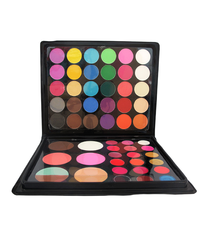 Set bộ phấn mắt son môi má hồng highlight Suamei 56 ô