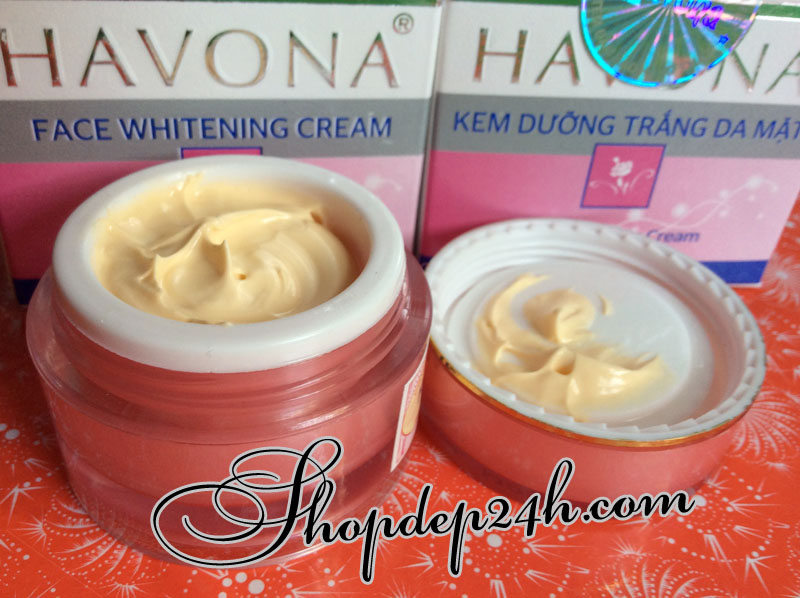 Kem dưỡng trắng da mặt Colagen Havona 10gr