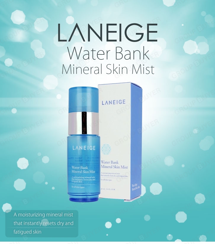 [Laneige] Xịt khoáng Laneige Water Bank Mineral Skin Mist 30ml