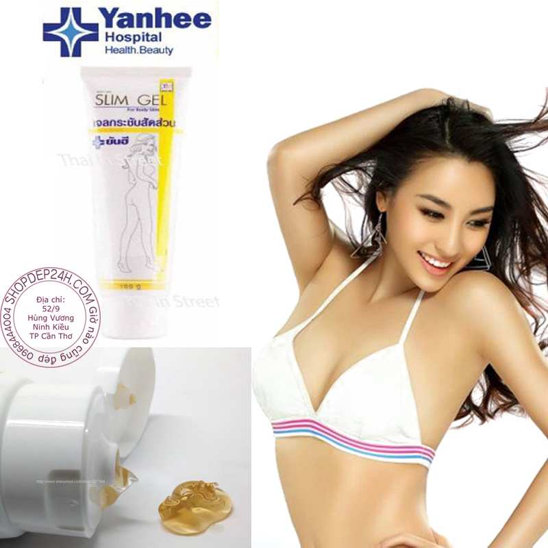 Gel thoa tan mỡ săn chắc cơ thể Yanhee Body Slimming Massage Gel 100g