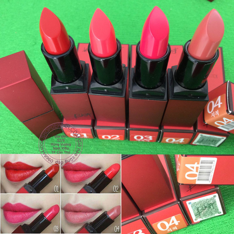 Son Lì BbiA Last Lipstick Red Series 01 #1, #,2 #3