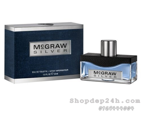 [Tim McGraw] Nước hoa Nam McGraw Silver30ml