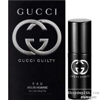 [Gucci] Nước hoa mini nam Gucci Guilty Eau Homme 8ml