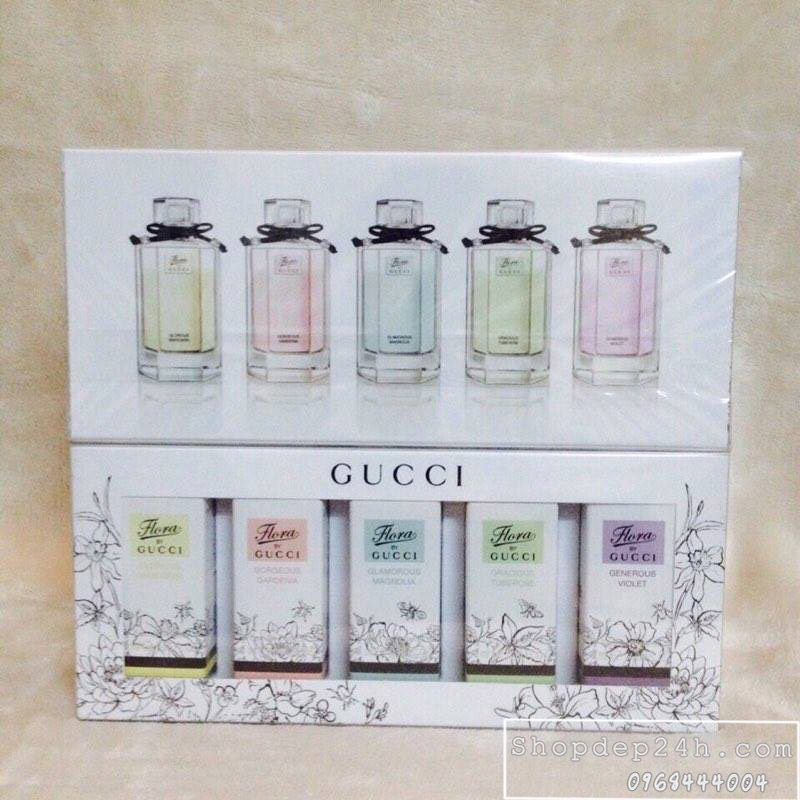 [Gucci] Set nước hoa mini nữ Gucci Flora