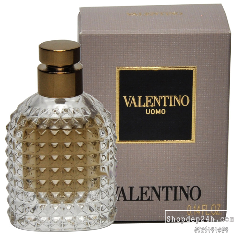 [Valentino] Nước hoa mini nam Valentino Uomo For Men 4ml