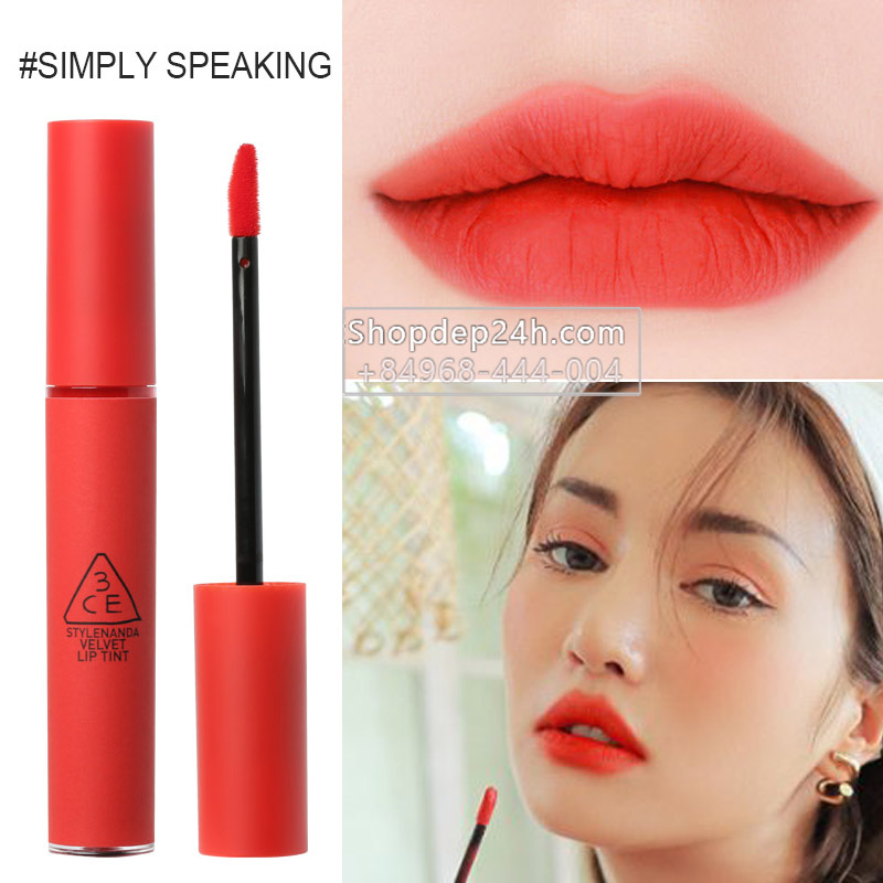 [3CE] Son 3ce Velvet Lip Tint new #Simply Speaking