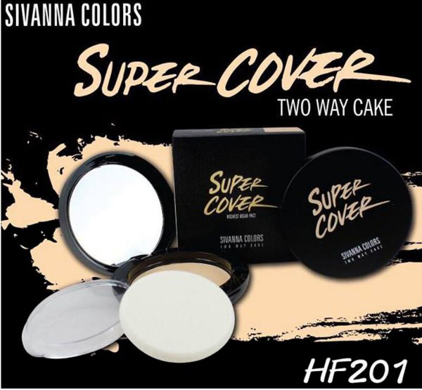 Phấn nén Sivanna Super Cover Two Way Cake HF201